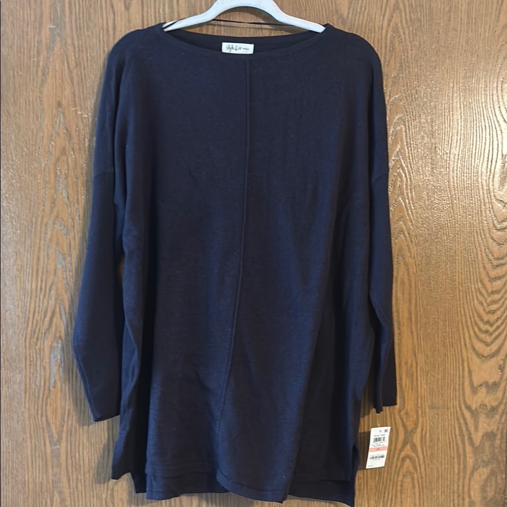 Dark Purple Sweater NWT Style & Co Size 2X